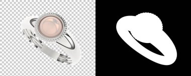 Dekoratif değerli mücevherlerin 3D çizimi