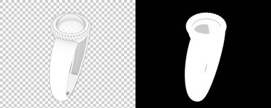 Dekoratif değerli mücevherlerin 3D çizimi