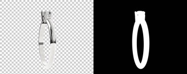 Dekoratif değerli mücevherlerin 3D çizimi