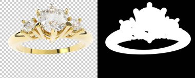 Dekoratif değerli mücevherlerin 3D çizimi