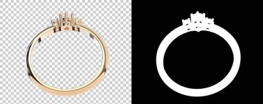 Dekoratif değerli mücevherlerin 3D çizimi