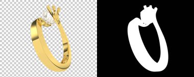 3D yüzük modelleri, pırlantalı sarı altın yüzük. 