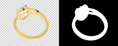 Dekoratif değerli mücevherlerin 3D çizimi