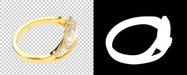 Dekoratif değerli mücevherlerin 3D çizimi