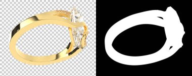 Dekoratif değerli mücevherlerin 3D çizimi