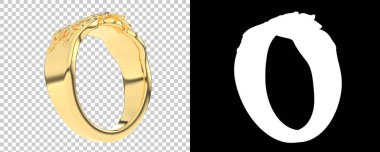 Dekoratif değerli mücevherlerin 3D çizimi