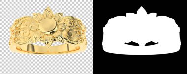 Dekoratif değerli mücevherlerin 3D çizimi