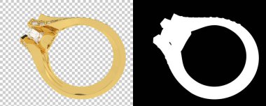 Dekoratif değerli mücevherlerin 3D çizimi