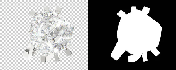Modèles Bagues Bague Blanc Avec Diamant — Photo
