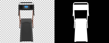 Beyaz arka planda spor aletleri. 3D görüntüleme. Görüntü