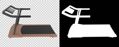 Beyaz arka planda spor aletleri. 3D görüntüleme. Görüntü