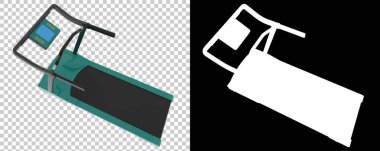 Beyaz arka planda spor aletleri. 3D görüntüleme. Görüntü