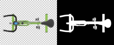 Manyetik motor arka planda izole edilmiş. 3d görüntüleme, illüstrasyon