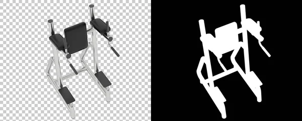 3D罗马式椅子 体操器材图解 — 图库照片