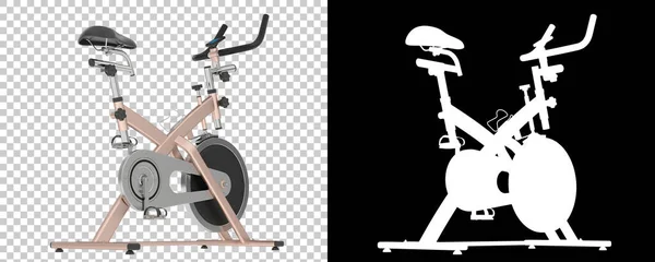 Bicicleta Magnética Aislada Sobre Fondo Representación Ilustración —  Fotos de Stock