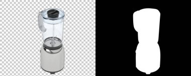 Arka planda maske ile karıştırıcı izole. 3d görüntüleme - illüstrasyon