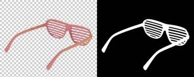 parti Google 'ı arka planda izole edildi. 3d görüntüleme, illüstrasyon