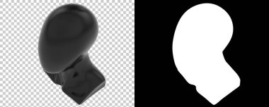 Manken arka planda izole edildi. 3d görüntüleme, illüstrasyon