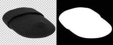 Beanie arka planda izole edilmiş. 3d görüntüleme - illüstrasyon