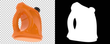 Juice sürahi arka planda izole edildi. 3d görüntüleme - illüstrasyon