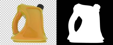 Juice sürahi arka planda izole edildi. 3d görüntüleme - illüstrasyon