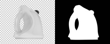 Juice sürahi arka planda izole edildi. 3d görüntüleme - illüstrasyon