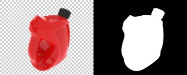 Juice sürahi arka planda izole edildi. 3d görüntüleme - illüstrasyon