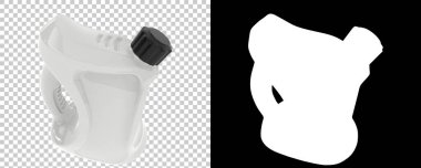 Juice sürahi arka planda izole edildi. 3d görüntüleme - illüstrasyon