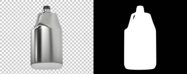 Arka planda yarım galon izole edilmiş. 3d görüntüleme - illüstrasyon