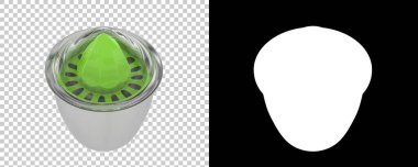 Cam kavanozun 3d renginde çizimi