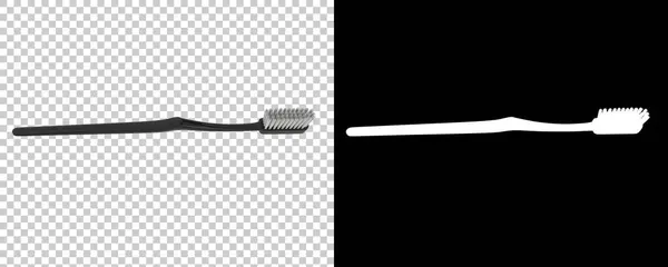 Οδοντόβουρτσα Απομονωμένη Στο Φόντο Απόδοση Απεικόνιση — Φωτογραφία Αρχείου