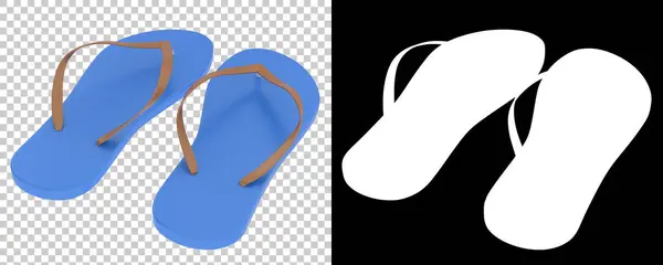 Flip Flops Terisolasi Latar Belakang Ringkasan Ilustrasi — Stok Foto