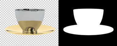 Fincanın rengarenk 3d çizimi