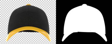 Arka planda izole şapka illüstrasyonu. 3d oluşturma, 