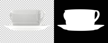 bir çorba kasesi ikonu 3D illüstrasyon 