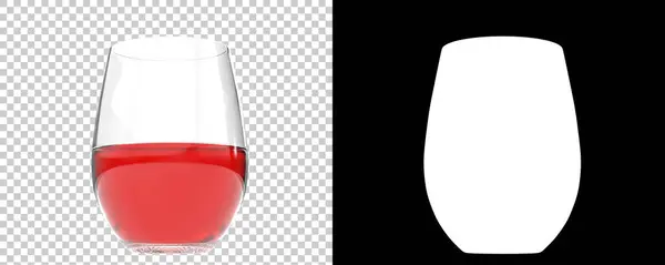 Color Renderizado Ilustración Copa Vino —  Fotos de Stock
