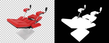 Tıbbi muayene masasını kapatın.