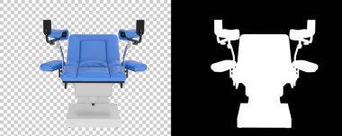 Tıbbi muayene masasını kapatın.