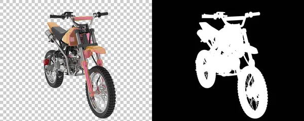 モトクロスバイク3Dレンダリング イラスト — ストック写真