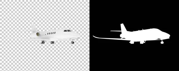 Avião Comercial Renderização Ilustração — Fotografia de Stock