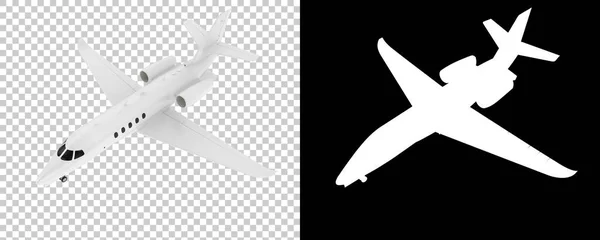 Коммерческий Самолет Рендеринг Иллюстрация — стоковое фото