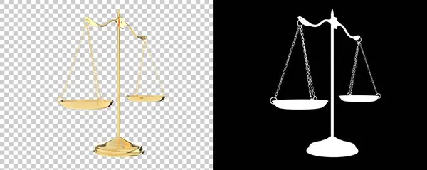 Scale Giustizia Illustrazione — Foto Stock