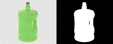 Plastik su şişeleri, gerçekçi illüstrasyon. 