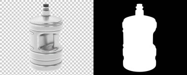 Plastik su şişeleri, gerçekçi illüstrasyon. 