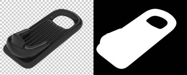 Arka planda izole edilmiş havuz balonu. 3d görüntüleme - illüstrasyon