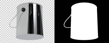 Boya kutusu arka planda izole edildi. 3d görüntüleme - illüstrasyon