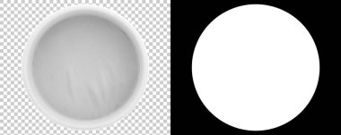 Çocuk havuzu gri arka planda izole edilmiş. 3d görüntüleme - illüstrasyon