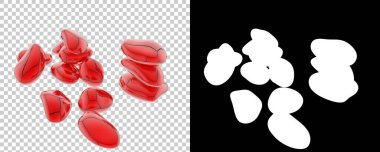 Şeffaf ve siyah arkaplanda parlak plaj taşları