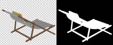 Plaj sandalyesinin güzel bir çizimi
