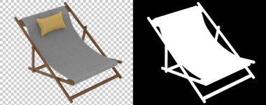 Plaj sandalyesinin güzel bir çizimi